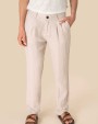 Broeken SPASSO Linnen broek dames voor bedrukking &amp; borduring