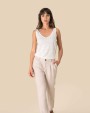 Broeken SPASSO Linnen broek dames voor bedrukking &amp; borduring