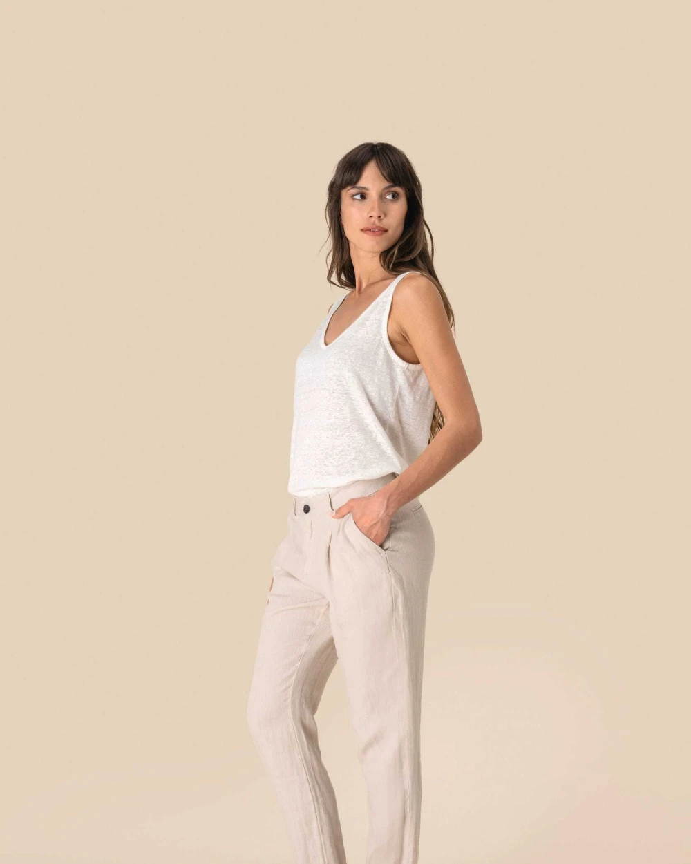 SPASSO Leinenhose für Damen Hosen personalisierbar
