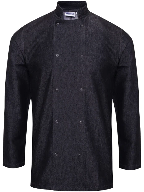 PREMIER Veste Denim chef cuisinier /api/colors/5ffefa26-d036-4d9d-bff1-ab4ca4f97ae7 personnalisable