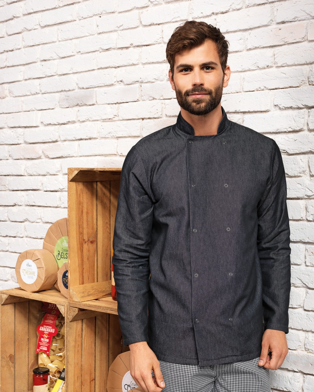 Jassen PREMIER Denim koksjas voor bedrukking &amp; borduring