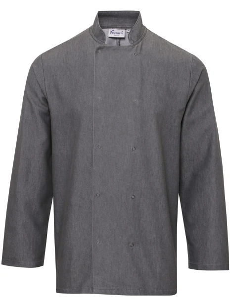 PREMIER Veste Denim chef cuisinier /api/colors/8eb58e1f-d08b-4684-bd4d-a5f3d2381bef personnalisable
