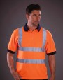 Polo's YOKO High Visibility Short Sleeve Polo Shirt voor bedrukking &amp; borduring