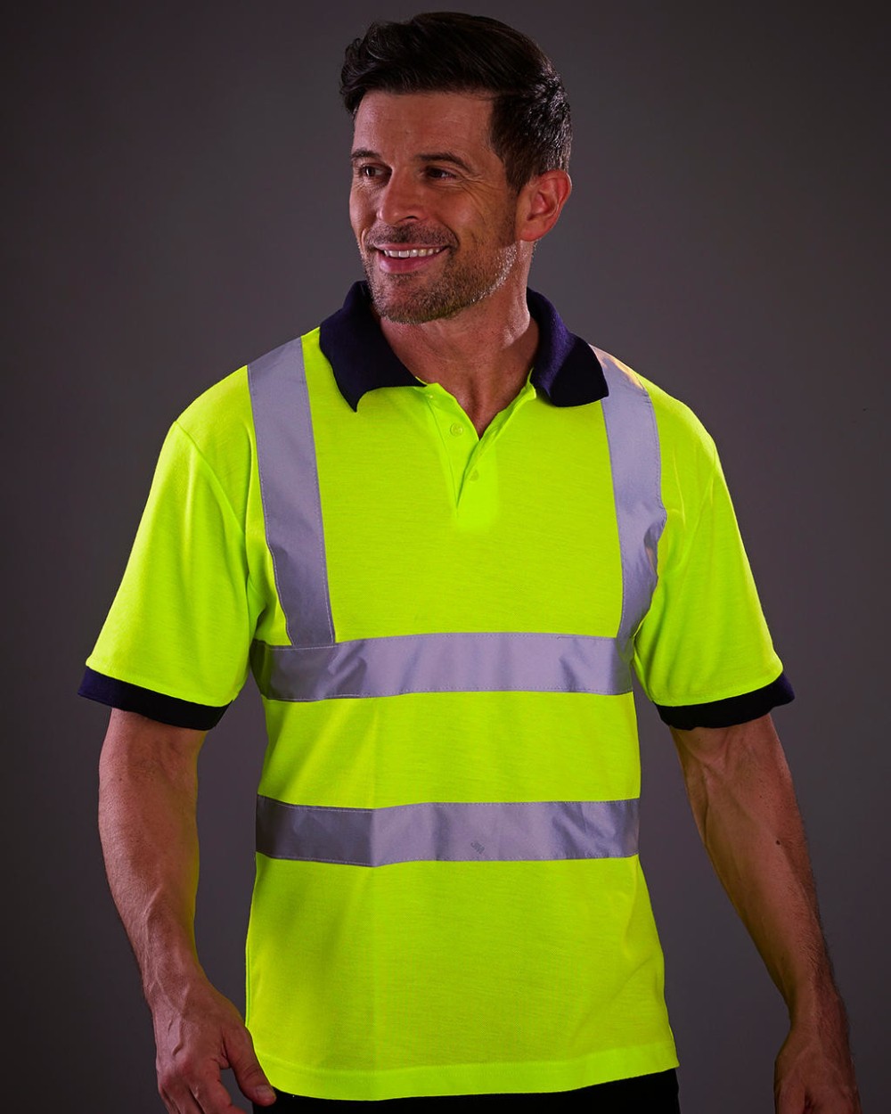 Polos personnalisable YOKO POLO MANCHES COURTES HAUTE VISIBILITÉ