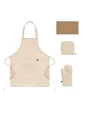 Tabliers personnalisable 4DO Set de cuisine en coton recyclé