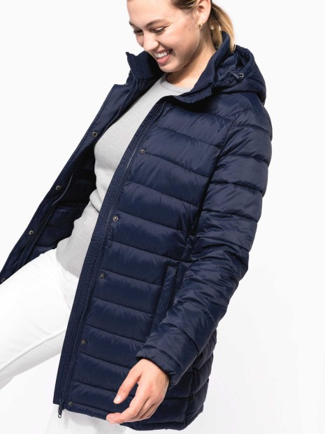 Vestes à personnaliser KARIBAN Parka doudoune légère à capuche femme 