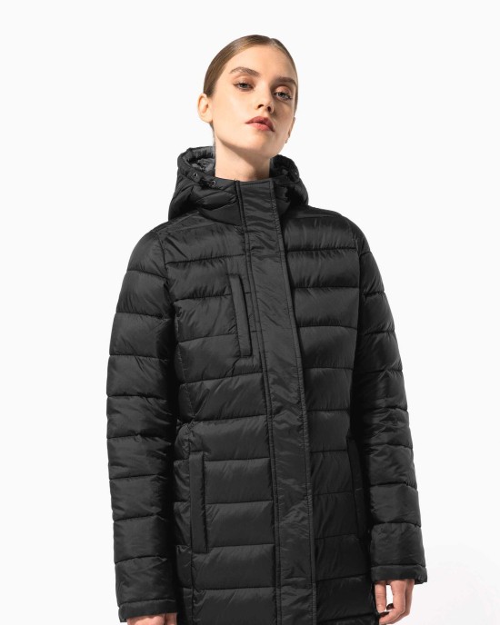 Vestes personnalisable Kariban Parka doudoune légère à capuche femme