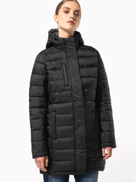 Vestes à personnaliser KARIBAN Parka doudoune légère à capuche femme 