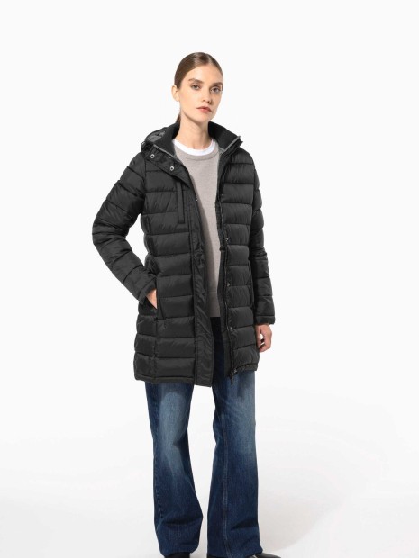 Vestes à personnaliser KARIBAN Parka doudoune légère à capuche femme 