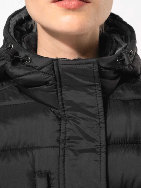 Vestes à personnaliser KARIBAN Parka doudoune légère à capuche femme 