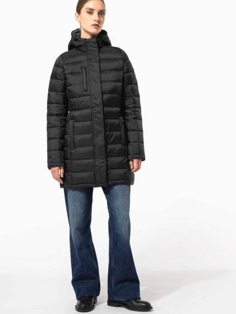 Vestes à personnaliser KARIBAN Parka doudoune légère à capuche femme 