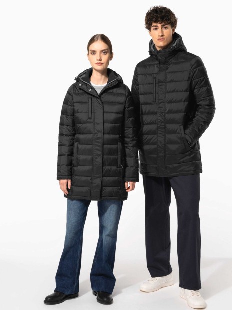 Vestes à personnaliser KARIBAN Parka doudoune légère à capuche femme 