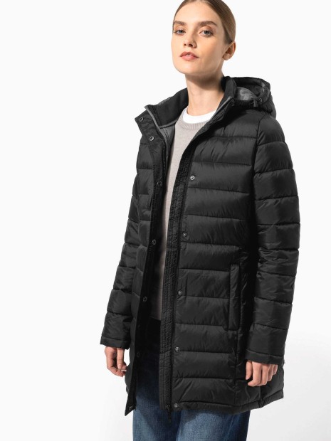 Vestes à personnaliser KARIBAN Parka doudoune légère à capuche femme 