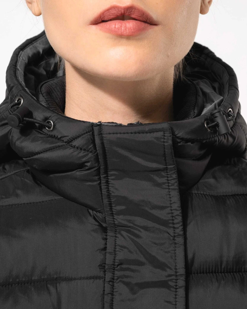 KARIBAN Leichter Damen-Daunenparka mit Kapuze Jacken personalisierbar