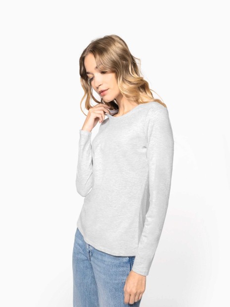 T-Shirts à personnaliser KARIBAN T-shirt col rond manches longues femme 