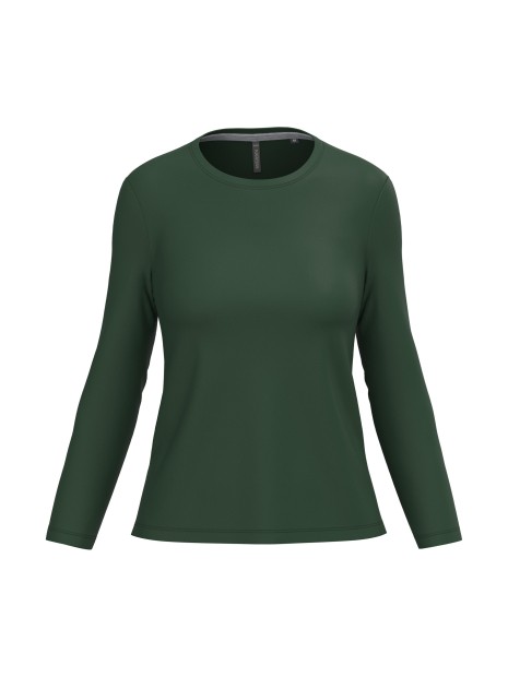 KARIBAN T-shirt col rond manches longues femme /api/colors/04ff5422-733a-4283-80b4-be8cd0eba314 personnalisable