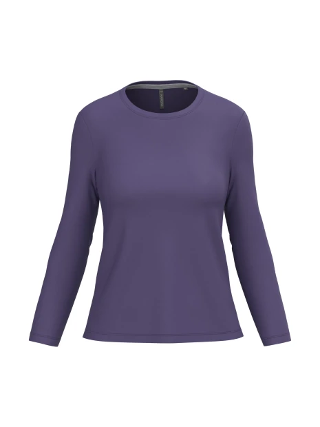 KARIBAN T-shirt col rond manches longues femme /api/colors/f28ecd26-255e-4b18-a29c-08c2af1111d3 personnalisable