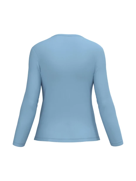 KARIBAN T-shirt col rond manches longues femme /api/colors/549fa598-8d61-4fa2-82ad-90f4d2ec39ab personnalisable