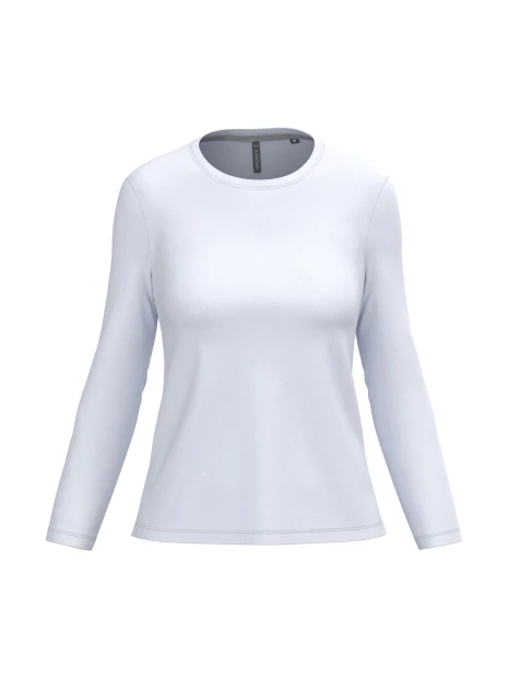 KARIBAN T-shirt col rond manches longues femme /api/colors/7a92cd2d-10d2-40b4-928b-296bb7487506 personnalisable
