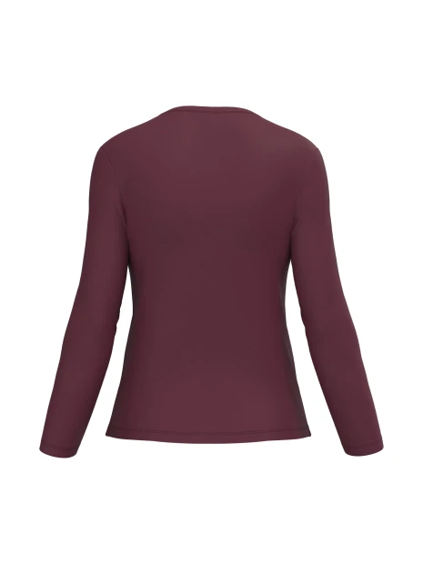 KARIBAN T-shirt col rond manches longues femme /api/colors/3f4410b9-f80f-412a-9aa8-9260cc84003d personnalisable
