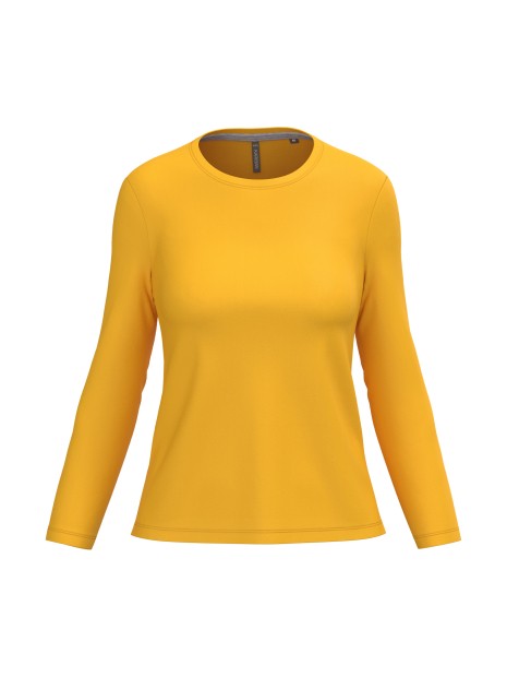 KARIBAN T-shirt col rond manches longues femme /api/colors/ea0c172c-722e-46fc-acb7-2617a4097874 personnalisable