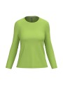 KARIBAN T-shirt col rond manches longues femme /api/colors/8facb4b8-f974-4489-9f35-f89e0fd34bf7 personnalisable