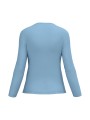 KARIBAN T-shirt col rond manches longues femme /api/colors/549fa598-8d61-4fa2-82ad-90f4d2ec39ab personnalisable