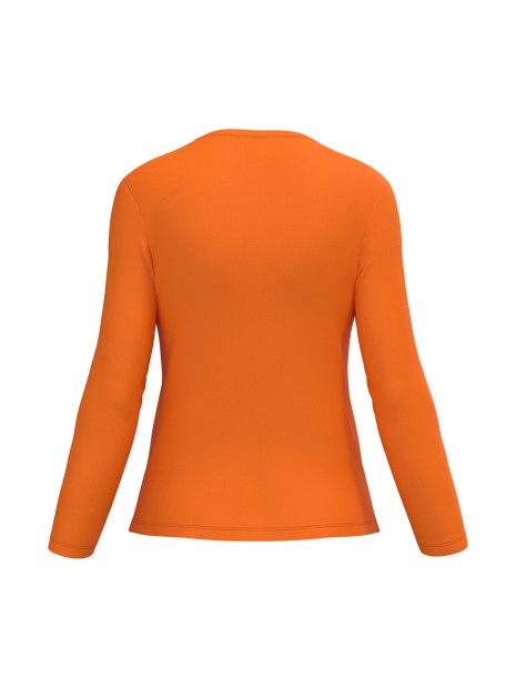 KARIBAN T-shirt col rond manches longues femme /api/colors/d51260d5-b263-4200-988d-ee19f414959e personnalisable