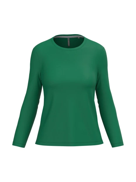 KARIBAN T-shirt col rond manches longues femme /api/colors/8e228bbe-4407-4cbc-b57b-e0b7f7e9d211 personnalisable