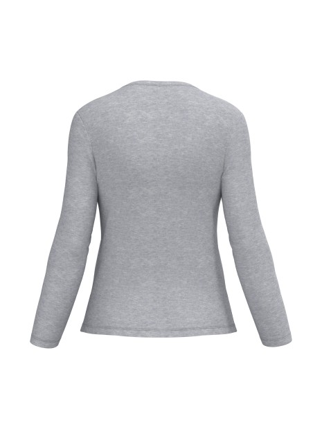 KARIBAN T-shirt col rond manches longues femme /api/colors/a37ac46b-201c-43db-9085-8f3a99c04b1c personnalisable