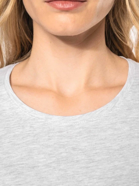 T-Shirts à personnaliser KARIBAN T-shirt col rond manches longues femme 