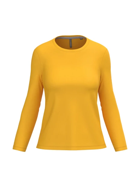 KARIBAN T-shirt col rond manches longues femme /api/colors/ea0c172c-722e-46fc-acb7-2617a4097874 personnalisable