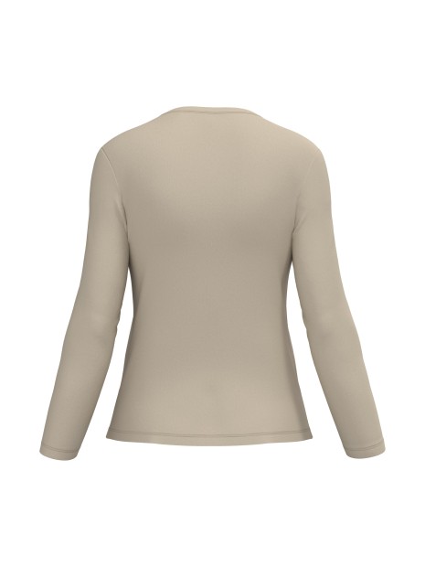 KARIBAN T-shirt col rond manches longues femme /api/colors/1d539d1a-76f0-4132-93c4-8034fe18b1e9 personnalisable