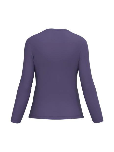 KARIBAN T-shirt col rond manches longues femme /api/colors/f28ecd26-255e-4b18-a29c-08c2af1111d3 personnalisable
