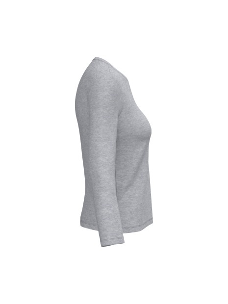 KARIBAN T-shirt col rond manches longues femme /api/colors/a37ac46b-201c-43db-9085-8f3a99c04b1c personnalisable