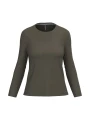 KARIBAN T-shirt col rond manches longues femme /api/colors/7d4189a1-61a3-430b-83e5-a3a6fe159806 personnalisable