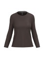 KARIBAN T-shirt col rond manches longues femme /api/colors/b1e9730e-2307-4dc6-a97e-0dcccdb1ecfa personnalisable