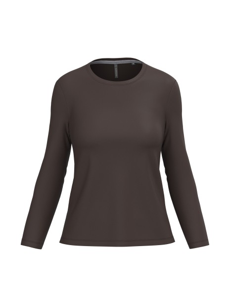 KARIBAN T-shirt col rond manches longues femme /api/colors/b1e9730e-2307-4dc6-a97e-0dcccdb1ecfa personnalisable