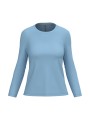 KARIBAN T-shirt col rond manches longues femme /api/colors/549fa598-8d61-4fa2-82ad-90f4d2ec39ab personnalisable