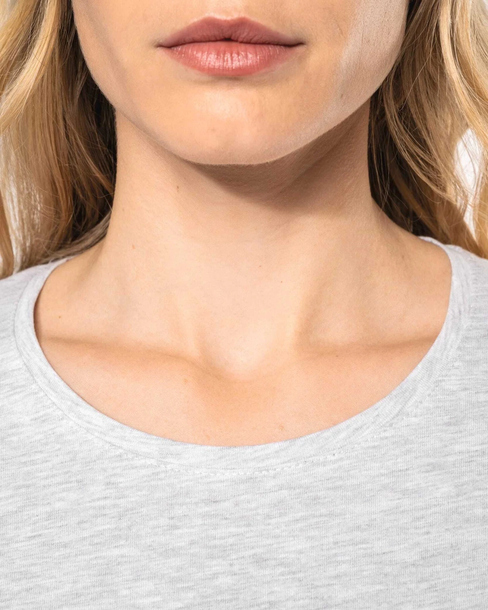 T-shirts KARIBAN Dames T-shirt ronde hals lange mouwen voor bedrukking &amp; borduring