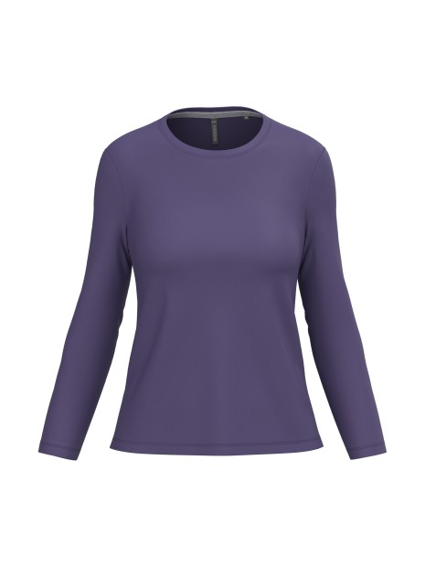 KARIBAN T-shirt col rond manches longues femme /api/colors/f28ecd26-255e-4b18-a29c-08c2af1111d3 personnalisable