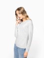 T-Shirts à personnaliser KARIBAN T-shirt col rond manches longues femme 