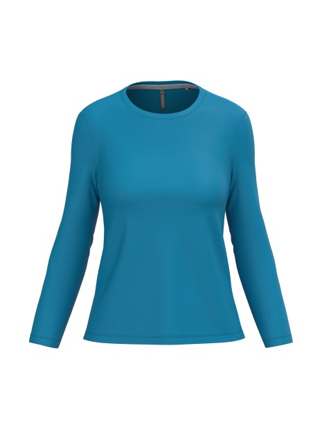 KARIBAN T-shirt col rond manches longues femme /api/colors/3848809b-00f3-4a7f-8b57-fc0187a98ade personnalisable