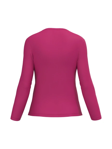 KARIBAN T-shirt col rond manches longues femme /api/colors/0327c765-dd20-409c-911d-31f7a9b4c2f5 personnalisable