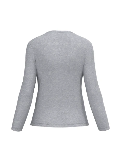 KARIBAN T-shirt col rond manches longues femme /api/colors/a37ac46b-201c-43db-9085-8f3a99c04b1c personnalisable