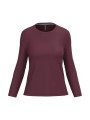 KARIBAN T-shirt col rond manches longues femme /api/colors/3f4410b9-f80f-412a-9aa8-9260cc84003d personnalisable