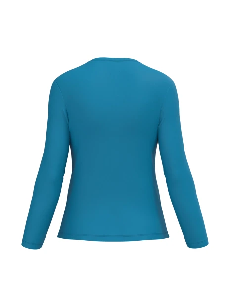 KARIBAN T-shirt col rond manches longues femme /api/colors/3848809b-00f3-4a7f-8b57-fc0187a98ade personnalisable