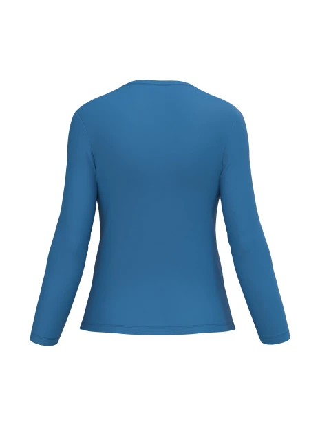 KARIBAN T-shirt col rond manches longues femme /api/colors/68572561-1214-42b1-b94c-44fb780d37b4 personnalisable