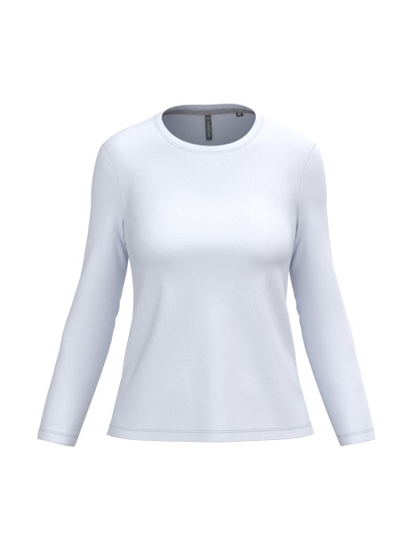 KARIBAN T-shirt col rond manches longues femme /api/colors/7a92cd2d-10d2-40b4-928b-296bb7487506 personnalisable