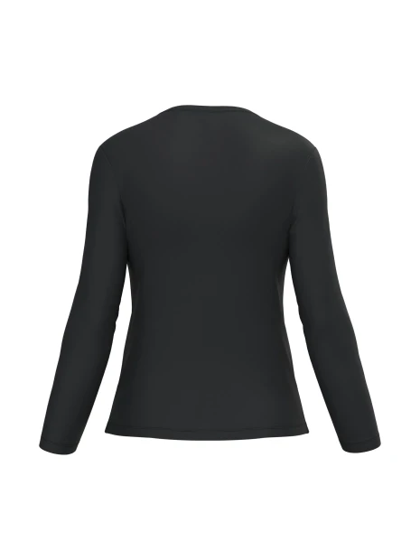 KARIBAN T-shirt col rond manches longues femme /api/colors/b9fdad4a-5e94-45cb-8c03-c08b349b28c3 personnalisable